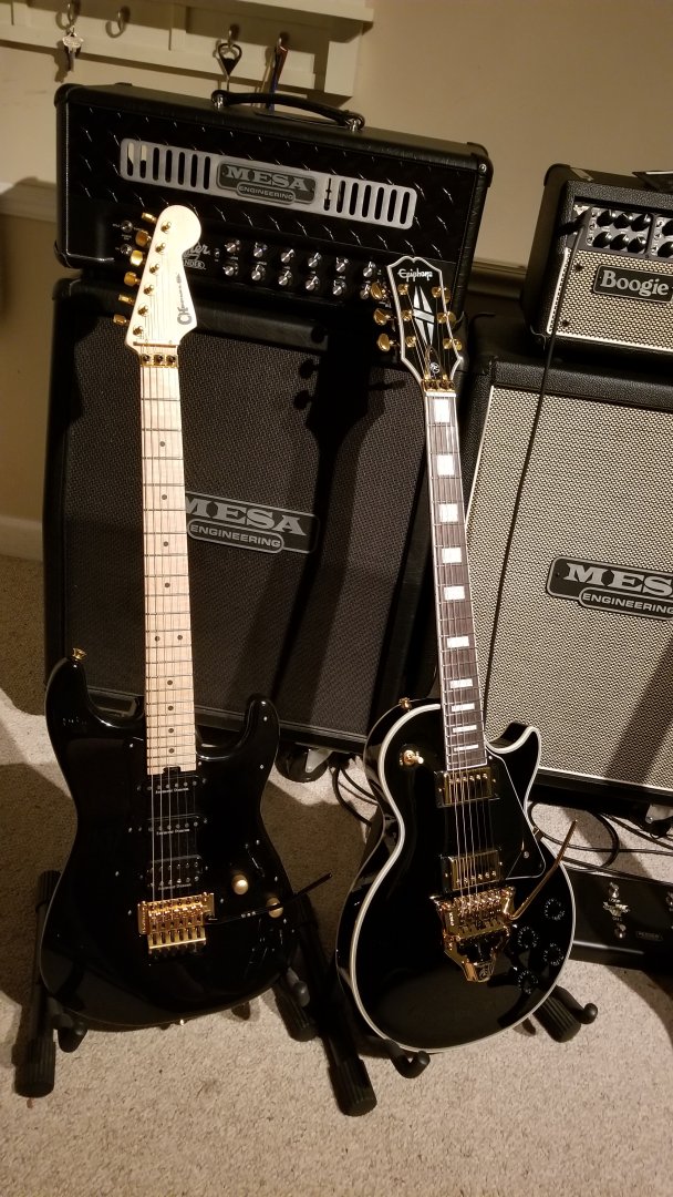 Epiphone Les Paul Custom from stock to FRX equipped. | Mesa Boogie