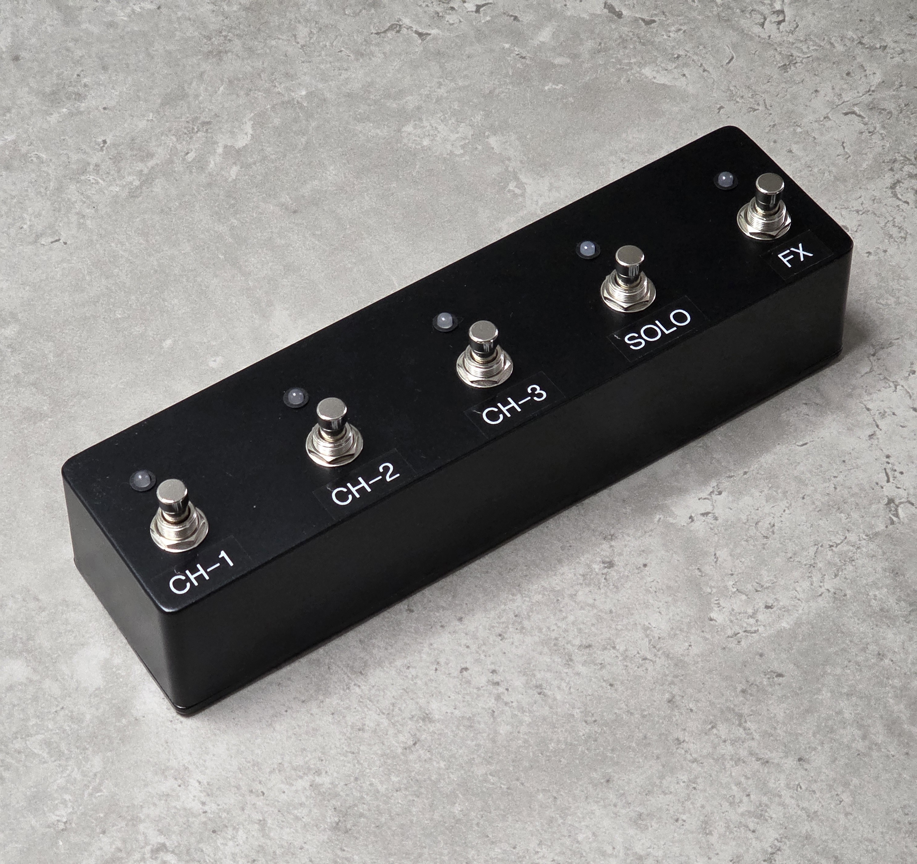 Designed a custom (Bigfoot alternative) footswitch for the Dual/Triple ...